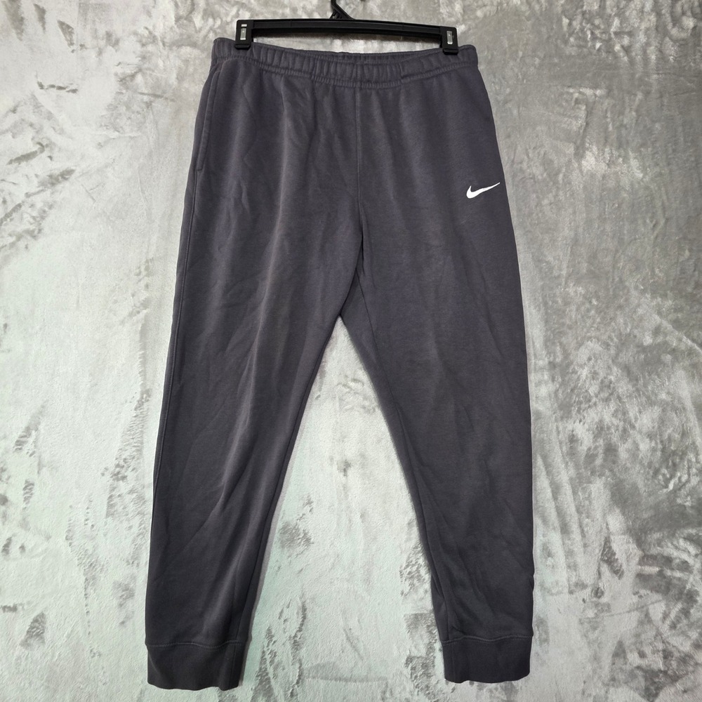 Nike Mens Sportswear Club Fleece Joggers Charcoal Gray Sweatpants Large BV2671